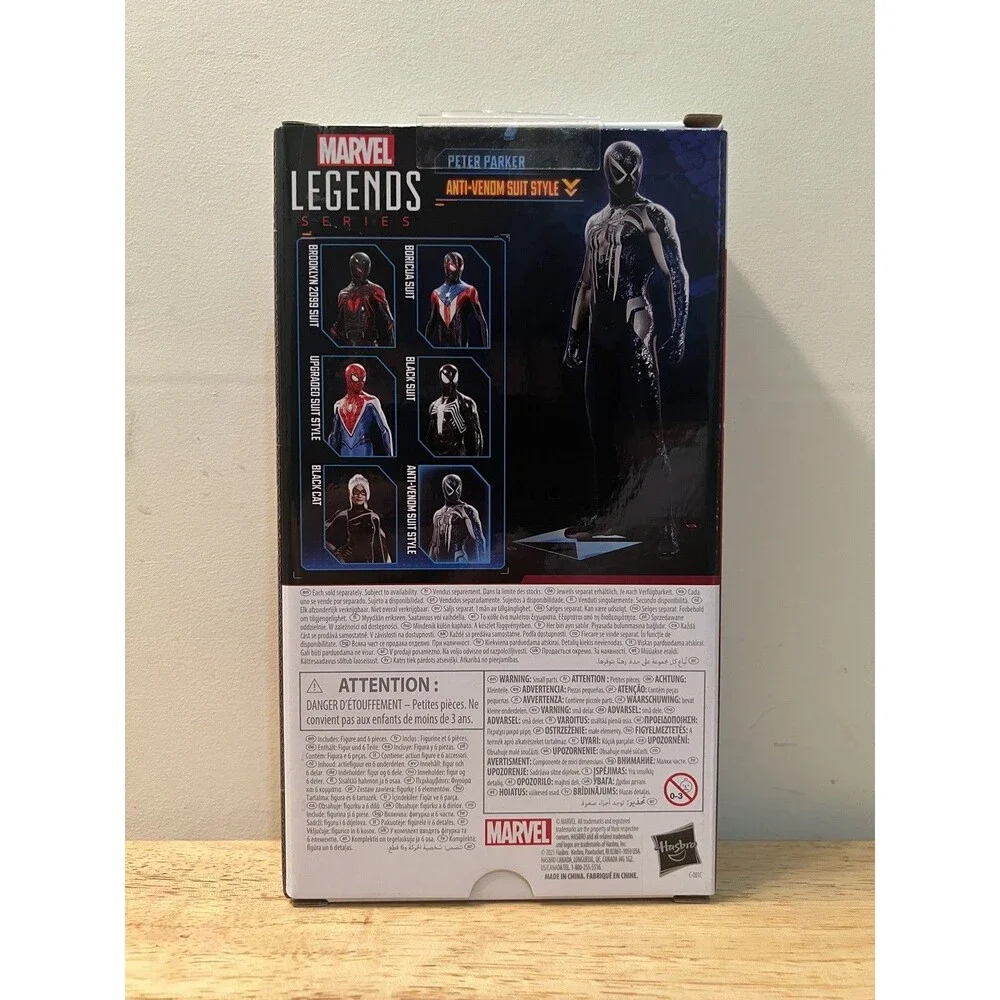 Marvel Legends Gamerverse Spider‑Man Anti‑Venom Suit Peter Parker New
